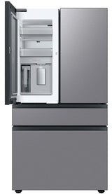 Samsung Bespoke AI 4-Door French Door Beverage Center™ | Dual Ice Maker & Flex Zone™ | 23 cu.ft.  RF23BB8600QLAA
