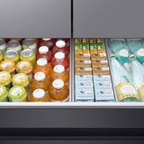 Samsung Bespoke AI 4-Door French Door Beverage Center™ | Dual Ice Maker & Flex Zone™ | 23 cu.ft.  RF23BB8600QLAA