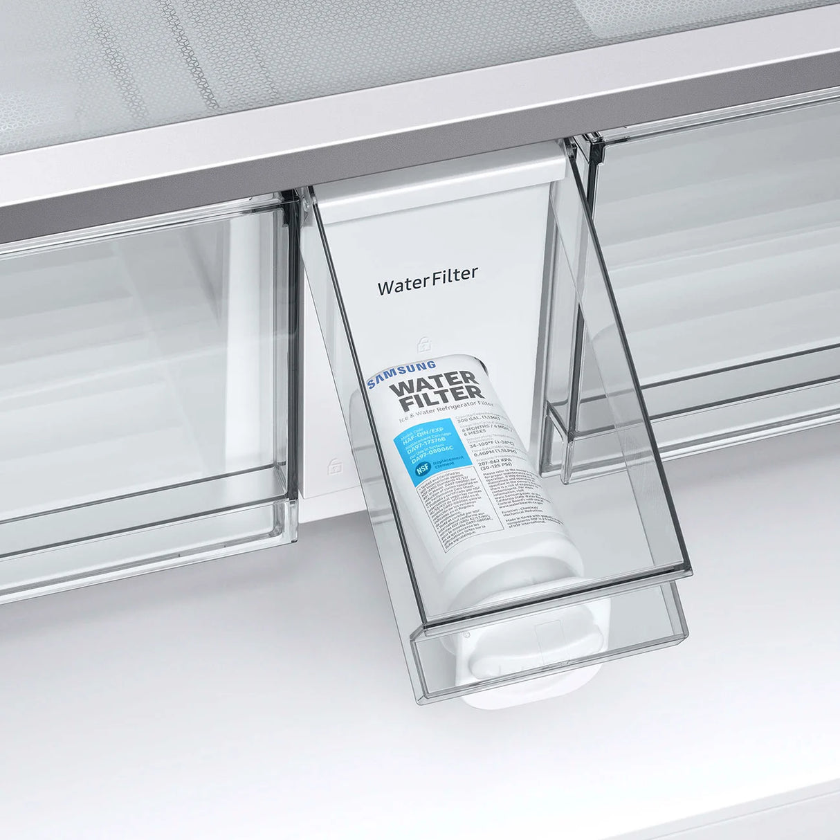 Samsung Bespoke AI 4-Door French Door Beverage Center™ | Dual Ice Maker & Flex Zone™ | 23 cu.ft.  RF23BB8600QLAA
