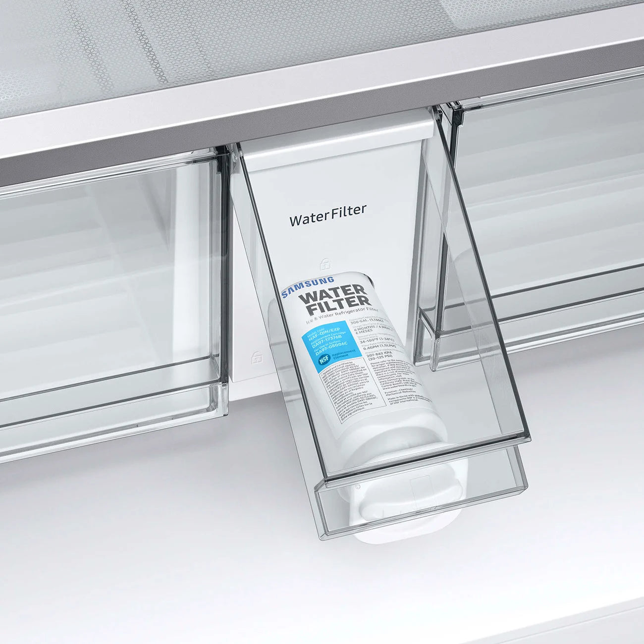 Samsung Bespoke AI 4-Door French Door Beverage Center™ | Dual Ice Maker & Flex Zone™ | 23 cu.ft.  RF23BB8600QLAA