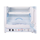Unique Appliances UGP8CSMW 24 inch Off-Grid Propane Top Freezer Refrigerator with 8 cu. ft. Capacity, Battery Ignition, Adjustable Glass Shelves and Reversible Doors (White)