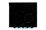 Unique 30' Classic Retro Induction Range Ocean Mist Turquoise UNQ-30CR IC T