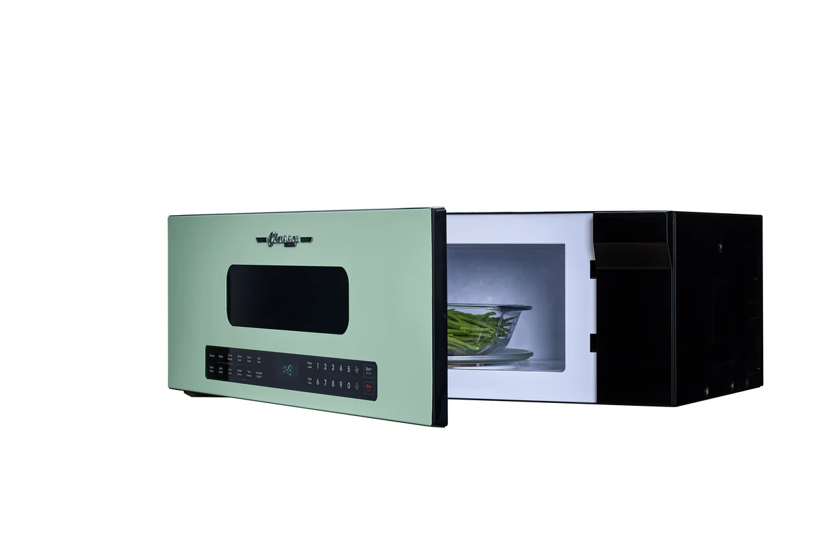 Unique 30' Classic Retro Over-the-Range Microwave, Mint Green UNQ-30CR OTR LG