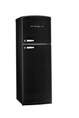 Unique 310L Midnight Black Top Mount Refrigerator UNQ-310L B TM