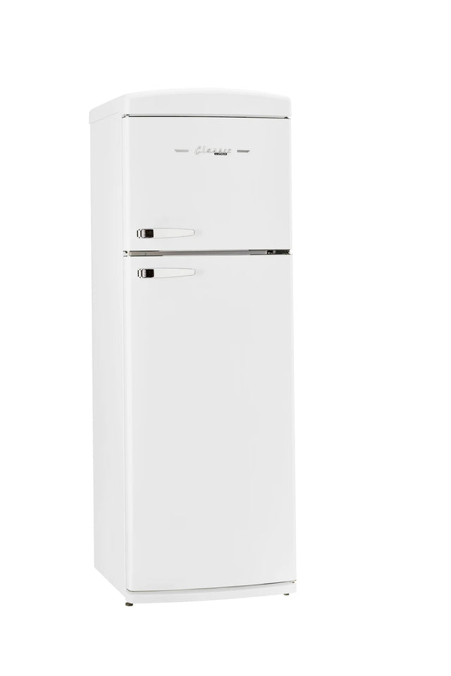 Unique 310L Marshmallow White Top Mount Refrigerator UNQ-310L W TM