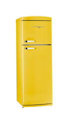 Unique 310L Canary Yellow Top Mount Refrigerator UNQ-310L TM