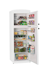 Unique 310L Marshmallow White Top Mount Refrigerator UNQ-310L W TM