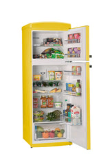Unique 310L Canary Yellow Top Mount Refrigerator UNQ-310L TM