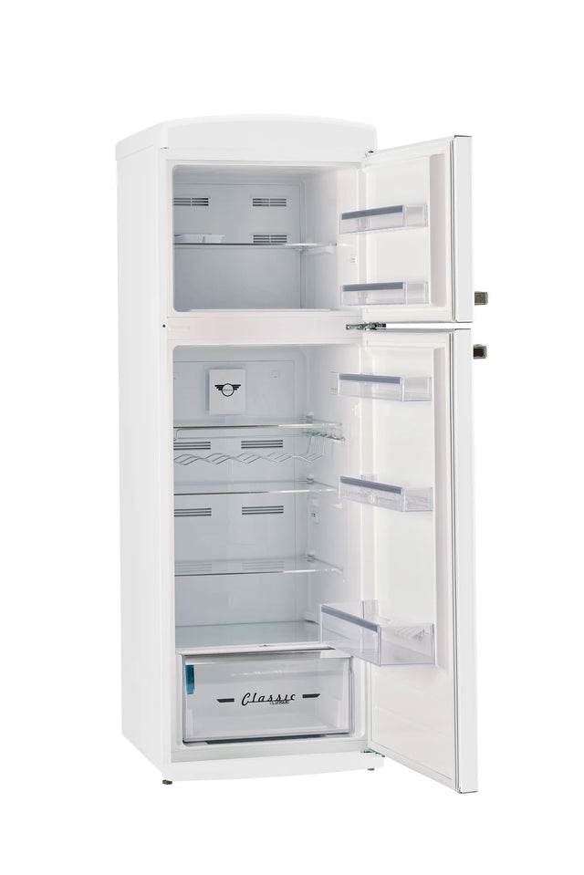 Unique 310L Marshmallow White Top Mount Refrigerator UNQ-310L W TM
