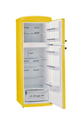 Unique 310L Canary Yellow Top Mount Refrigerator UNQ-310L TM