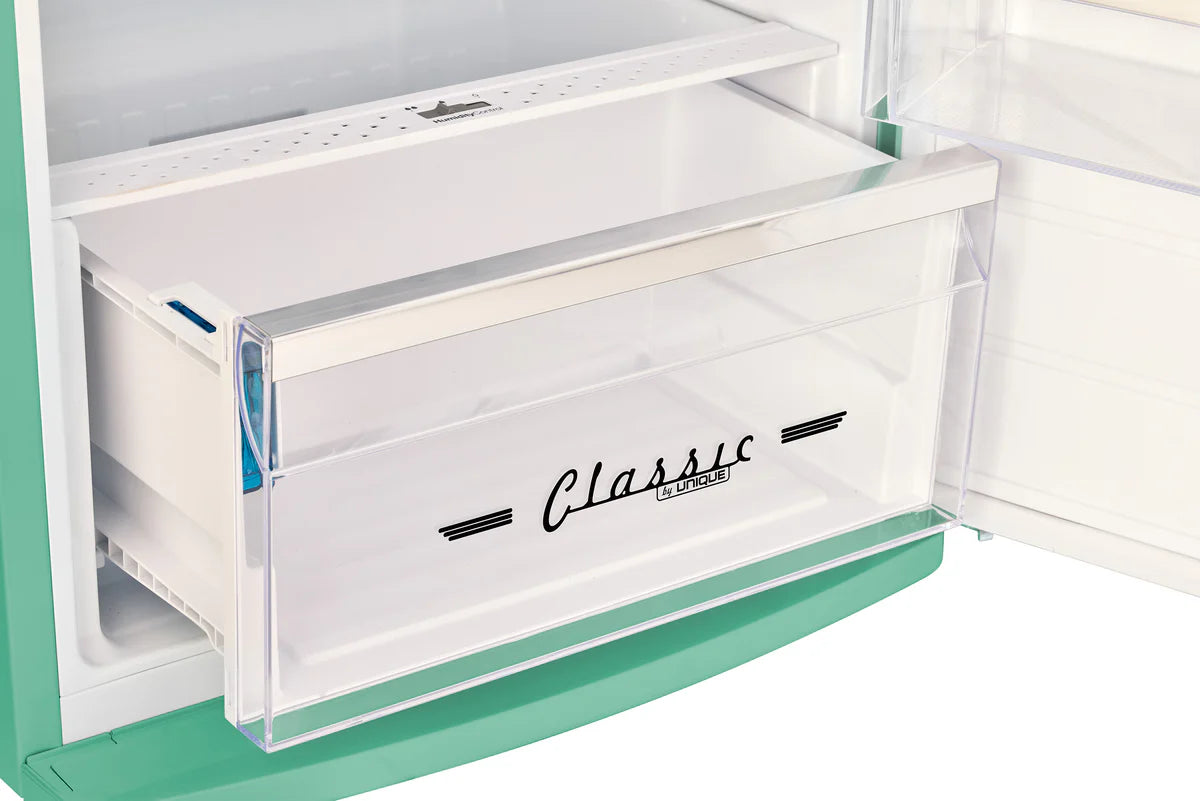 Unique 310L Ocean Mist Turquoise Top Mount Refrigerator UNQ-310L T TM