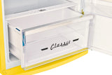 Unique 310L Canary Yellow Top Mount Refrigerator UNQ-310L TM