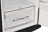 Unique 310L Midnight Black Top Mount Refrigerator UNQ-310L B TM