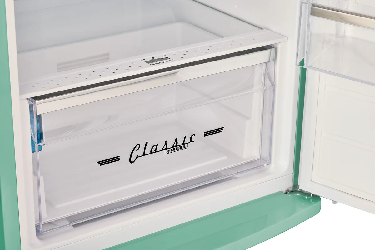 Unique 310L Ocean Mist Turquoise Top Mount Refrigerator UNQ-310L T TM