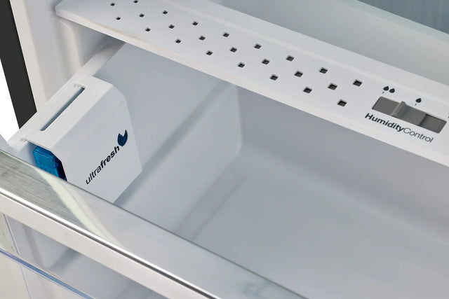 Unique 310L Midnight Black Top Mount Refrigerator UNQ-310L B TM