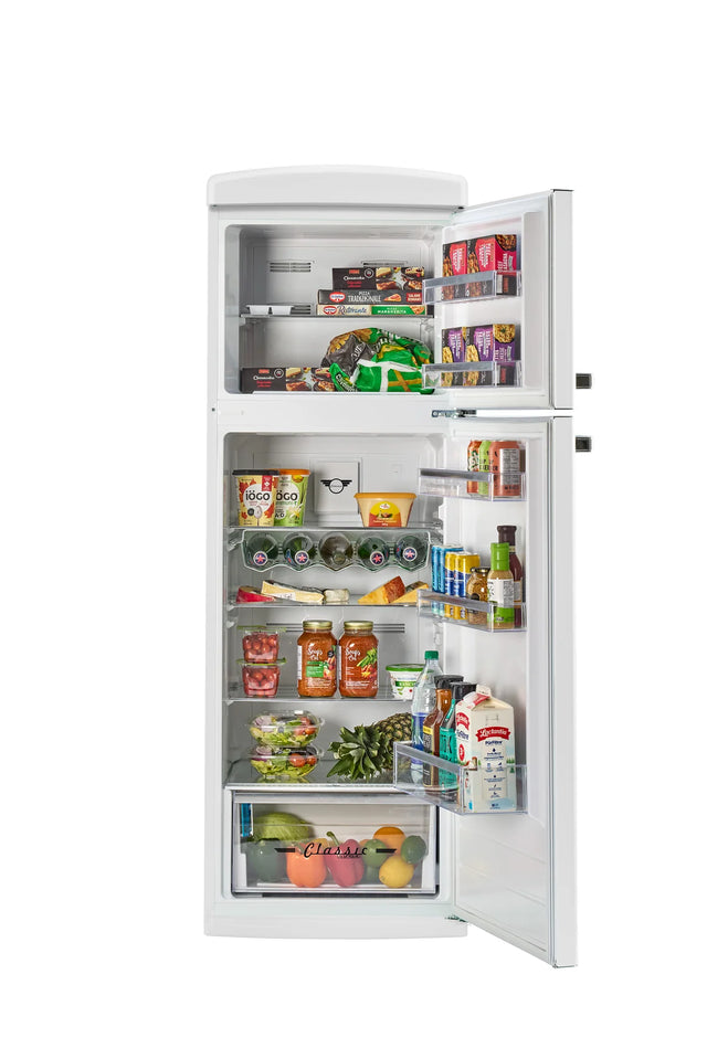 Unique 310L Marshmallow White Top Mount Refrigerator UNQ-310L W TM