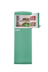 Unique 310L Ocean Mist Turquoise Top Mount Refrigerator UNQ-310L T TM