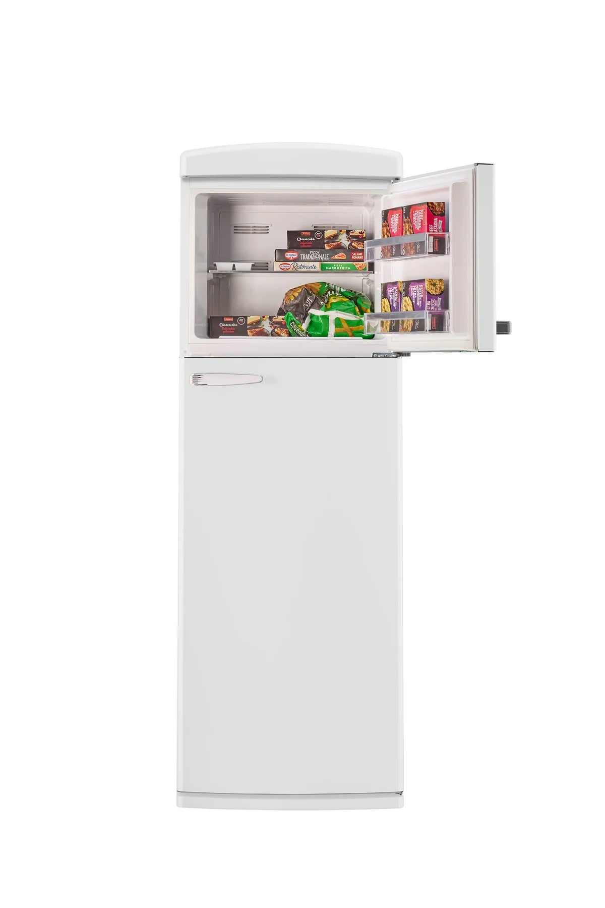 Unique 310L Marshmallow White Top Mount Refrigerator UNQ-310L W TM