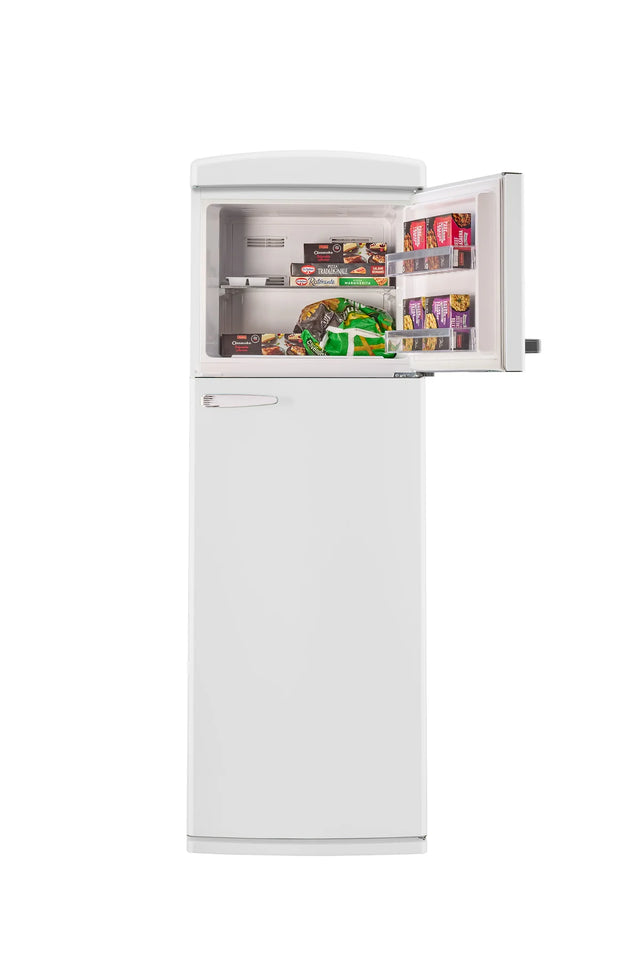 Unique 310L Marshmallow White Top Mount Refrigerator UNQ-310L W TM