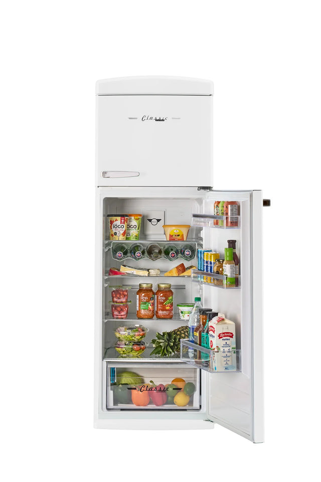 Unique 310L Marshmallow White Top Mount Refrigerator UNQ-310L W TM