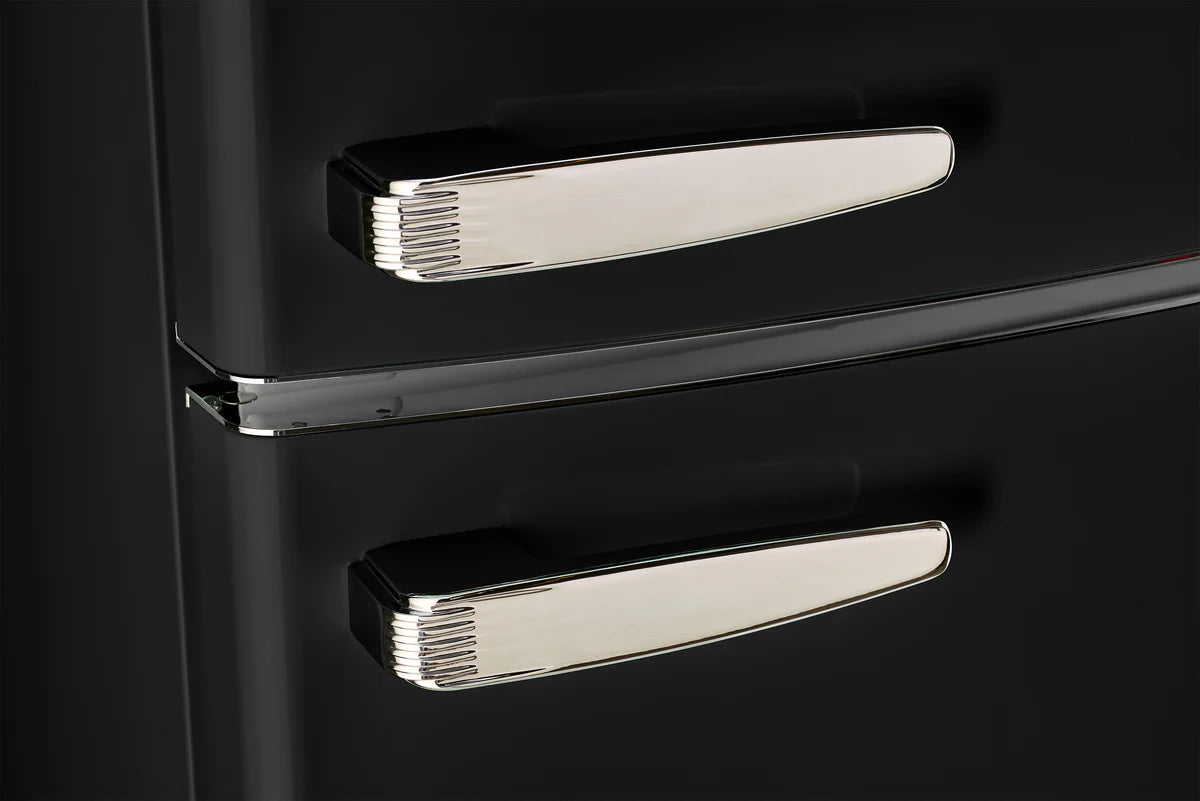 Unique 310L Midnight Black Top Mount Refrigerator UNQ-310L B TM