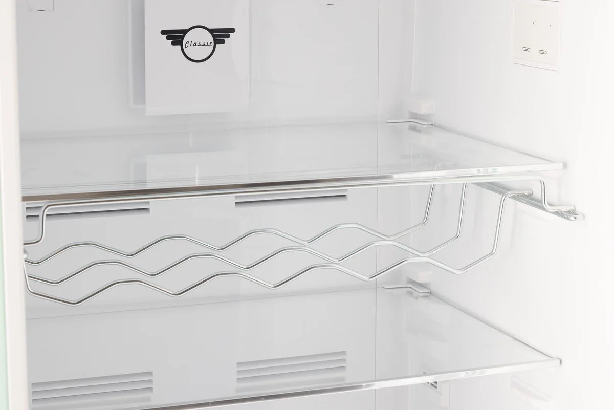 Unique 310L Midnight Black Top Mount Refrigerator UNQ-310L B TM