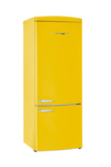 Unique 455L Canary Yellow Bottom Mount Refrigerator UNQ-455L Y AC
