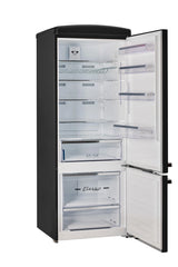 Unique 455L Midnight Black Bottom Mount Refrigerator UNQ-455L B AC