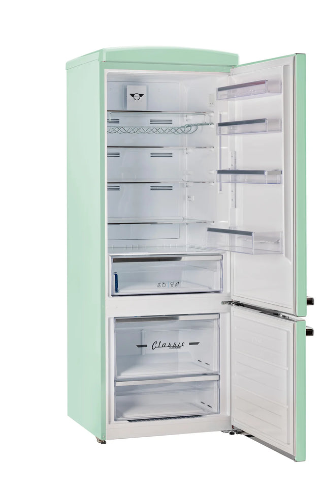 Unique 455L Mint Green Bottom Mount Refrigerator UNQ-455L LG AC