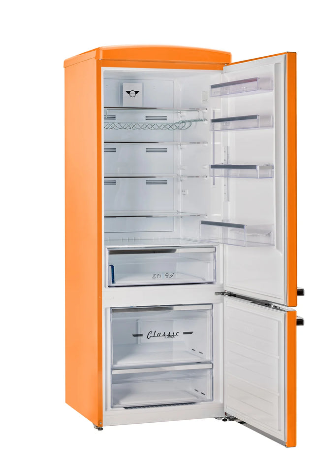Unique 455L Creamsicle Orange Bottom Mount Refrigerator UNQ-455L O AC