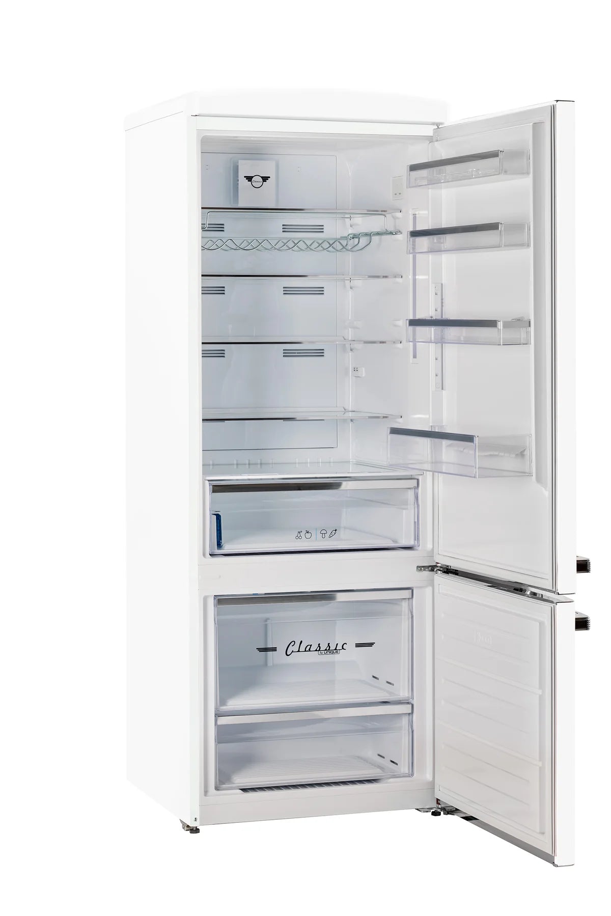 Unique 455L Marshmallow White Bottom Mount Refrigerator UNQ-455L W AC