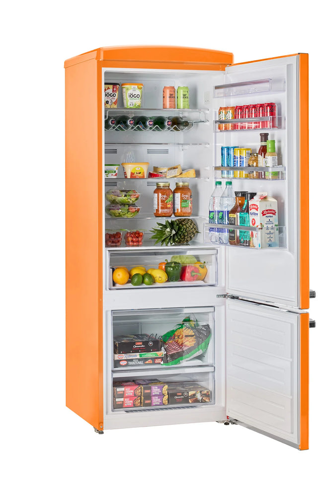 Unique 455L Creamsicle Orange Bottom Mount Refrigerator UNQ-455L O AC