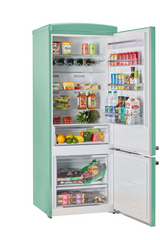 Unique 455L Ocean Mist Turquoise Bottom Mount Refrigerator UNQ-455L T AC