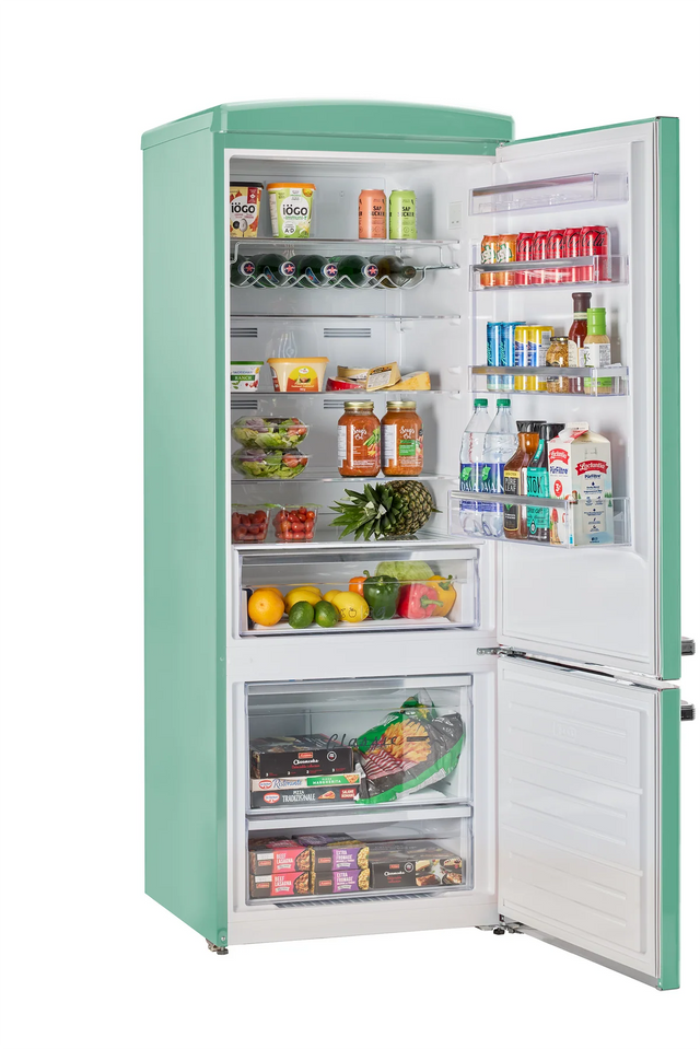 Unique 455L Ocean Mist Turquoise Bottom Mount Refrigerator UNQ-455L T AC
