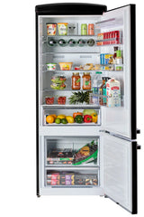 Unique 455L Midnight Black Bottom Mount Refrigerator UNQ-455L B AC