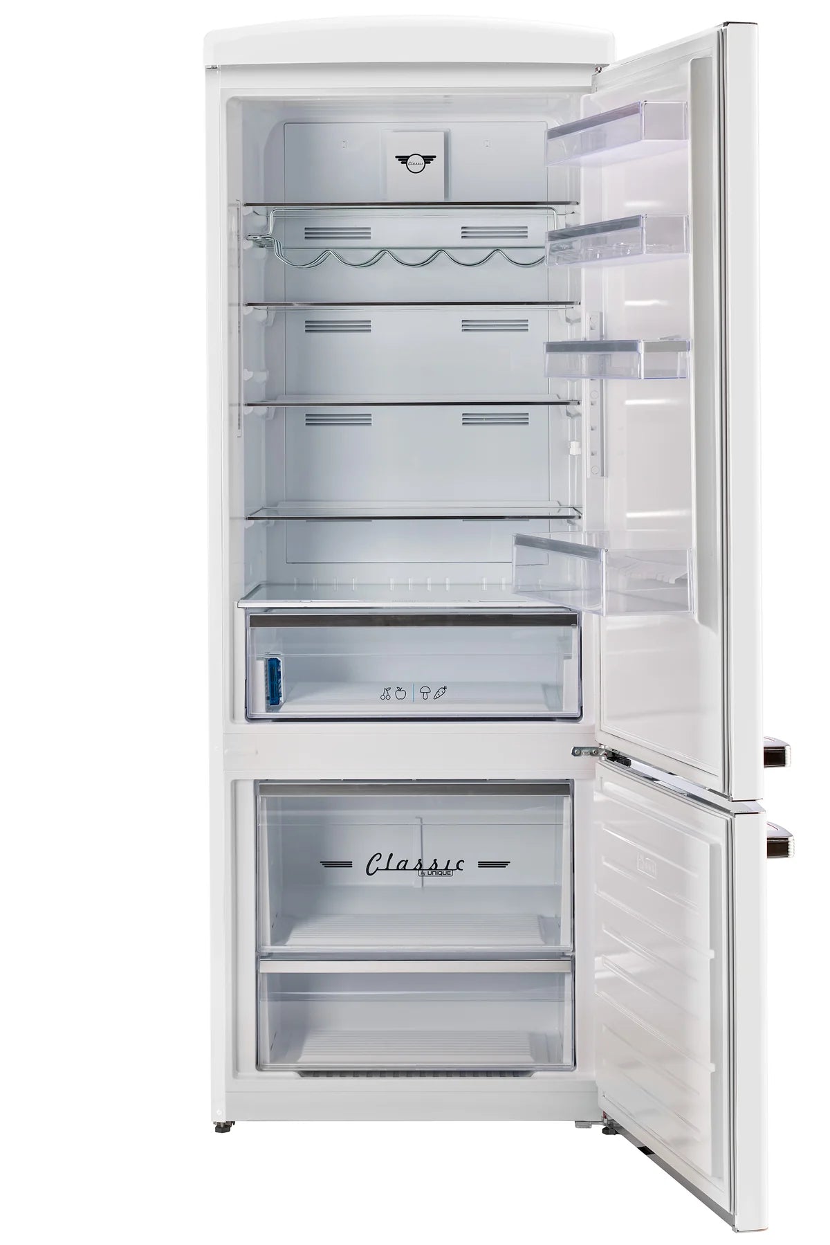 Unique 455L Marshmallow White Bottom Mount Refrigerator UNQ-455L W AC