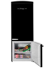 Unique 455L Midnight Black Bottom Mount Refrigerator UNQ-455L B AC