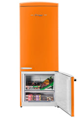 Unique 455L Creamsicle Orange Bottom Mount Refrigerator UNQ-455L O AC