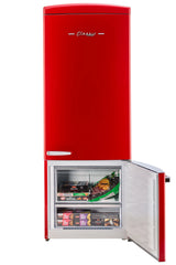 Unique 455L Candy Apple Red Bottom Mount Refrigerator UNQ-455L R AC