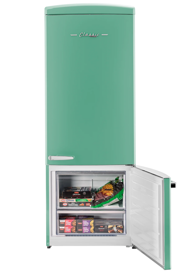 Unique 455L Ocean Mist Turquoise Bottom Mount Refrigerator UNQ-455L T AC