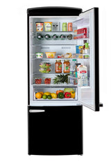 Unique 455L Midnight Black Bottom Mount Refrigerator UNQ-455L B AC