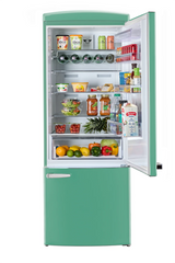 Unique 455L Ocean Mist Turquoise Bottom Mount Refrigerator UNQ-455L T AC