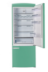 Unique 455L Ocean Mist Turquoise Bottom Mount Refrigerator UNQ-455L T AC