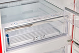 Unique 455L Candy Apple Red Bottom Mount Refrigerator UNQ-455L R AC