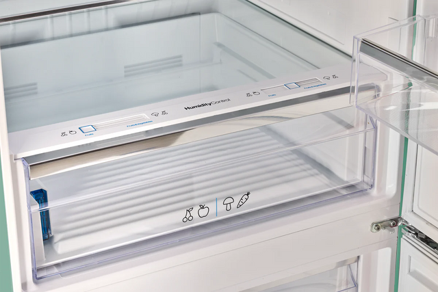 Unique 455L Ocean Mist Turquoise Bottom Mount Refrigerator UNQ-455L T AC