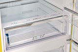 Unique 455L Canary Yellow Bottom Mount Refrigerator UNQ-455L Y AC