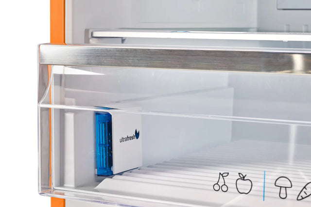 Unique 455L Creamsicle Orange Bottom Mount Refrigerator UNQ-455L O AC