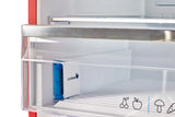 Unique 455L Candy Apple Red Bottom Mount Refrigerator UNQ-455L R AC