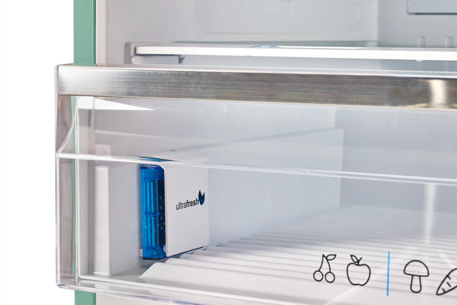 Unique 455L Ocean Mist Turquoise Bottom Mount Refrigerator UNQ-455L T AC