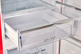 Unique 455L Candy Apple Red Bottom Mount Refrigerator UNQ-455L R AC